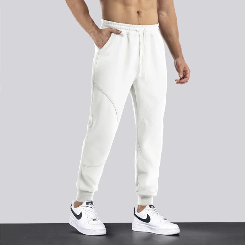 New Arrive Autumn Winter Plush Thickened Sports Pants for Men Warm Casual Joggers Pants Leggings for Men Sweatpants