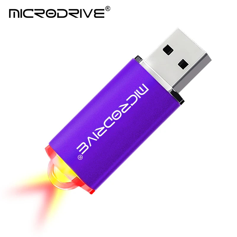 LED Lighting USB Flash drive USB2.0 Pendrive 512GB 256GB 128GB 64GB 32GB cle USB Stick system PenDrive 4GB 8GB 16GB flash disk