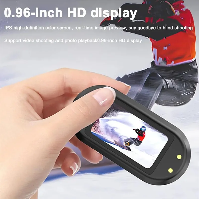 ABAC-HD1080P Mini Vlog Camera Wireless Portable Action Body Cam For Sports Travel Photography Pocket Sized Video Recorder