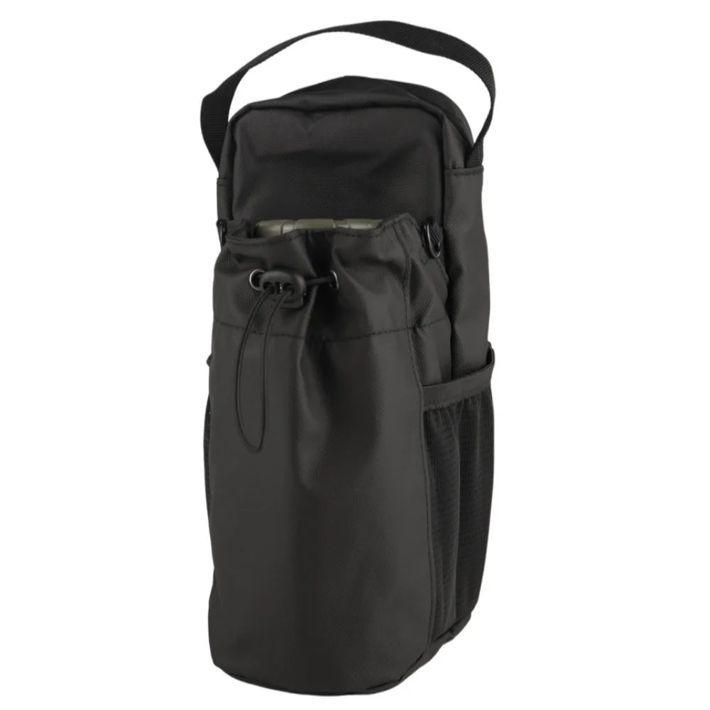 Magnetic Water Bottle Sling Bag Large Capacity Pull Cord Gym Bottle Bag Adjustable Waterproof Crossbody Sports Bag Travel