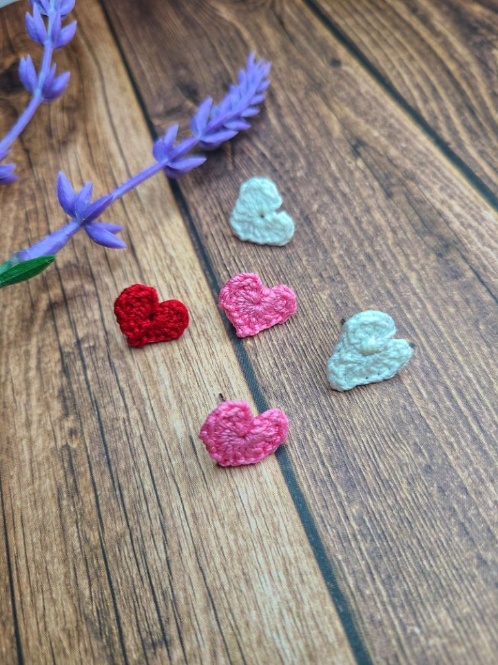 Mirco Heart Stud Pack-4