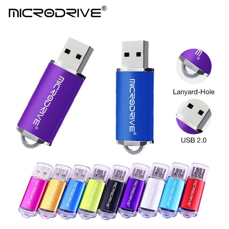 LED Lighting USB Flash drive USB2.0 Pendrive 512GB 256GB 128GB 64GB 32GB cle USB Stick system PenDrive 4GB 8GB 16GB flash disk
