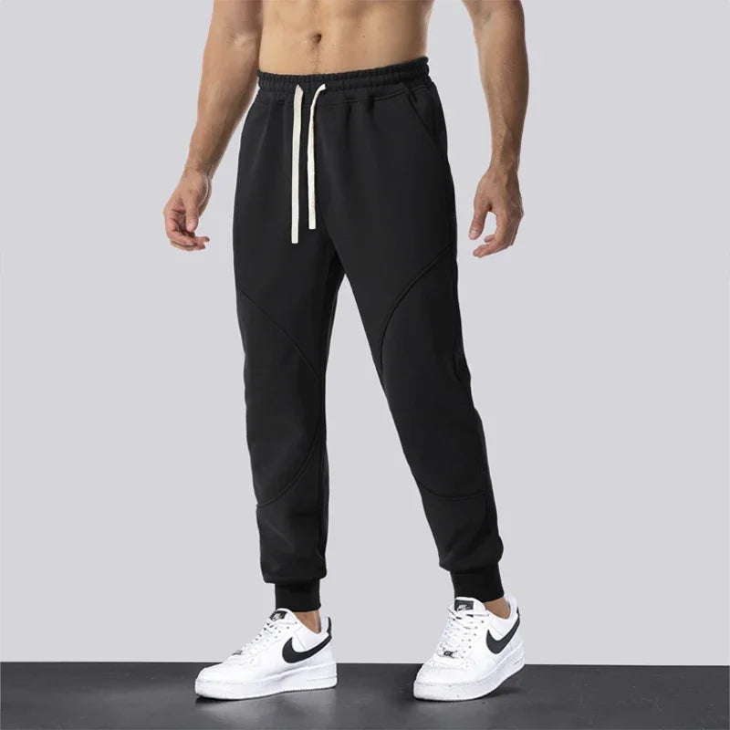 New Arrive Autumn Winter Plush Thickened Sports Pants for Men Warm Casual Joggers Pants Leggings for Men Sweatpants
