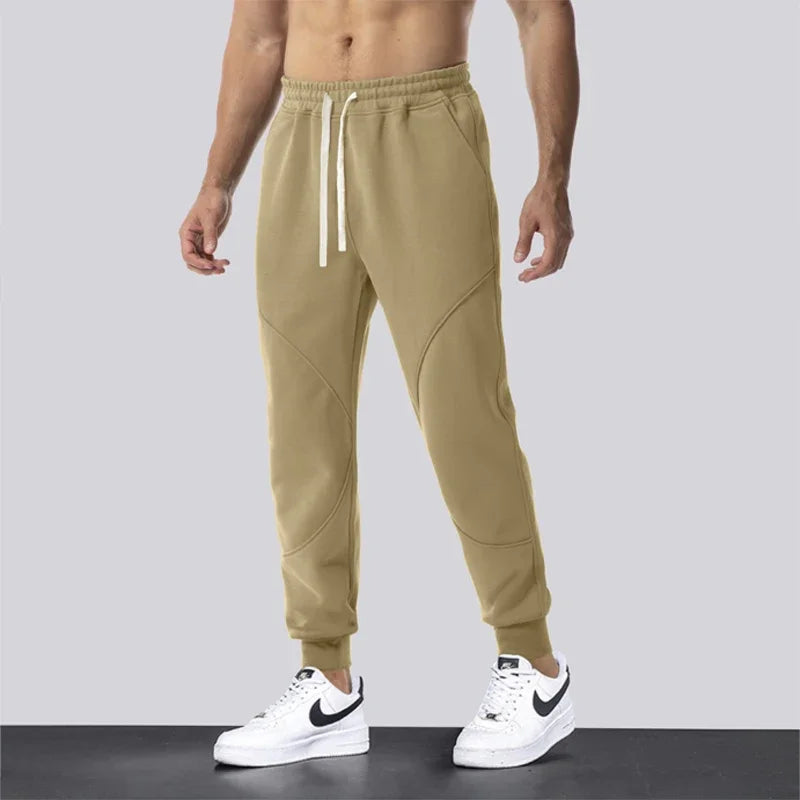 New Arrive Autumn Winter Plush Thickened Sports Pants for Men Warm Casual Joggers Pants Leggings for Men Sweatpants