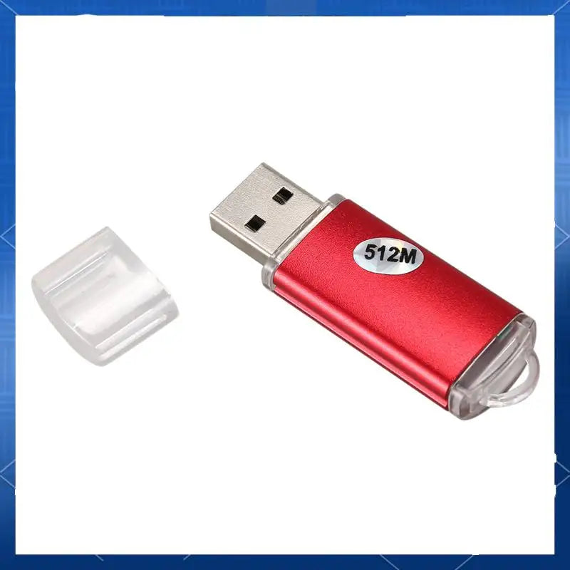 6X USB 2.0 Flash Memory Stick Pen Drive Storage Thumb Color:Red Capacity:512MB