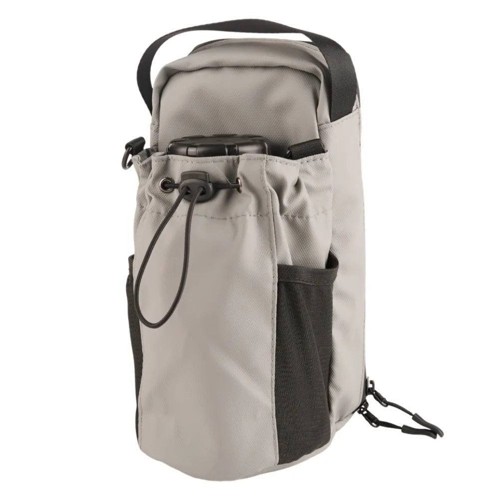 Magnetic Water Bottle Sling Bag Large Capacity Pull Cord Gym Bottle Bag Adjustable Waterproof Crossbody Sports Bag Travel