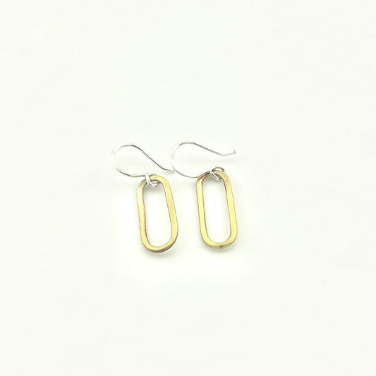 Paperclip Drop Earrings-0