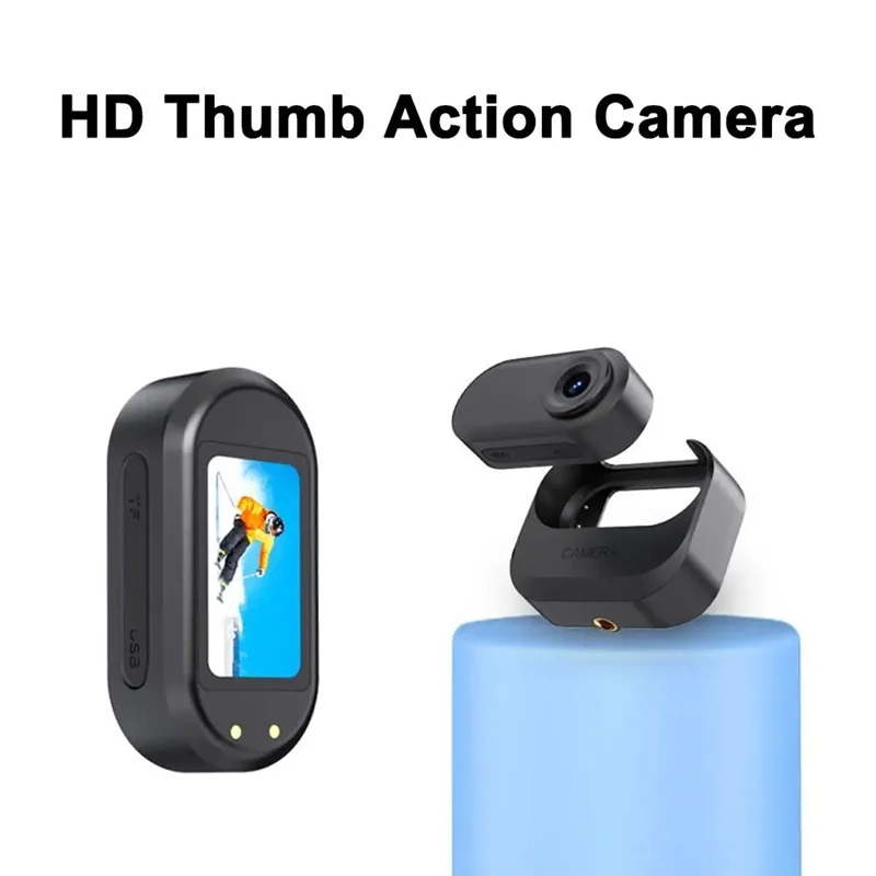ABAC-HD1080P Mini Vlog Camera Wireless Portable Action Body Cam For Sports Travel Photography Pocket Sized Video Recorder