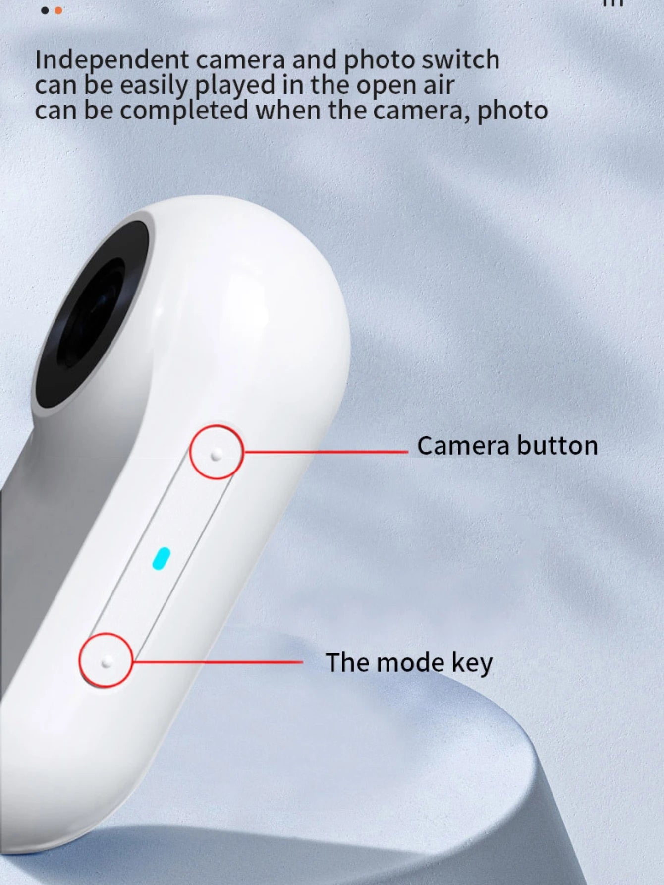 1080P Action Camera 1080P Portable Versatile Mount Anywhere for Travel Pets Ride Sport Vlog Mini Wireless Camera with Carry box