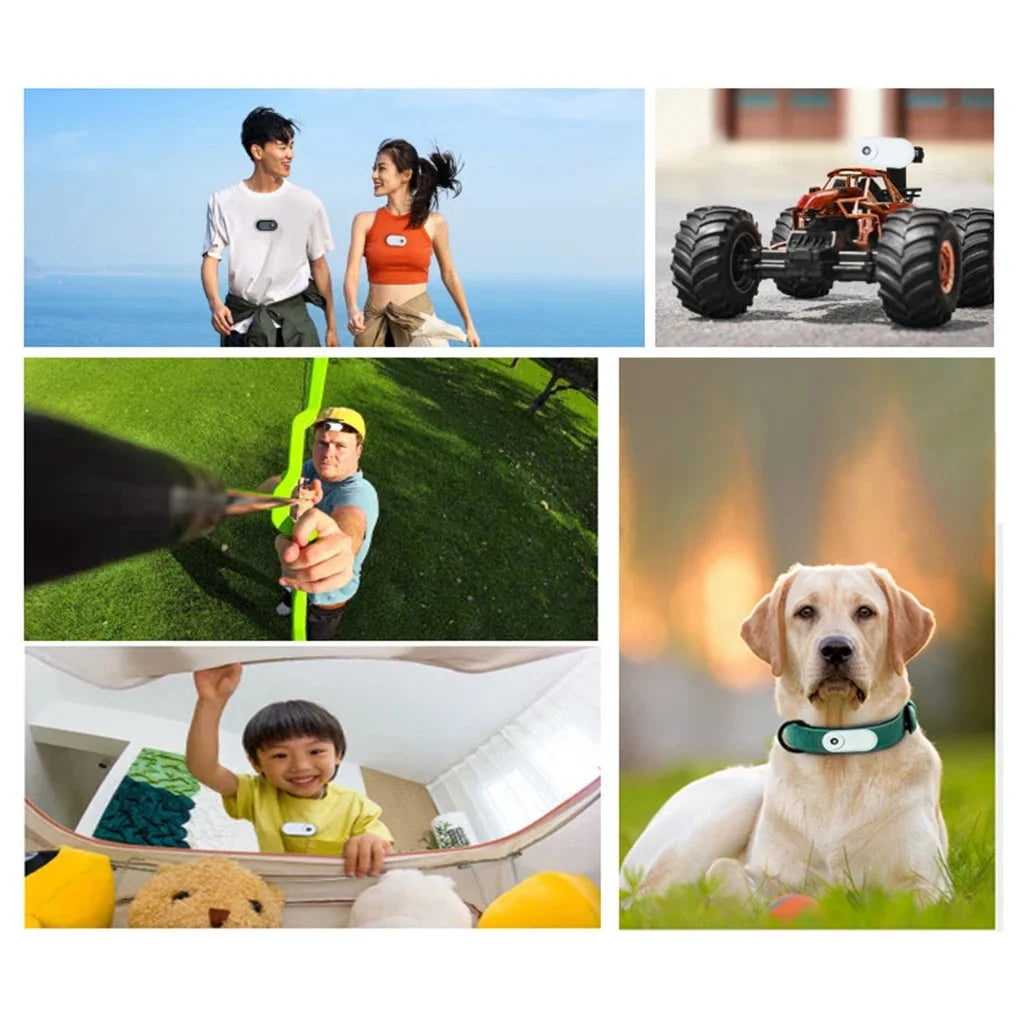 GO3 Mini Vlog Camera HD 1080P Wireless Portable Action Body Cam for Sports Travel Photography Pocket Sized Video Recorder