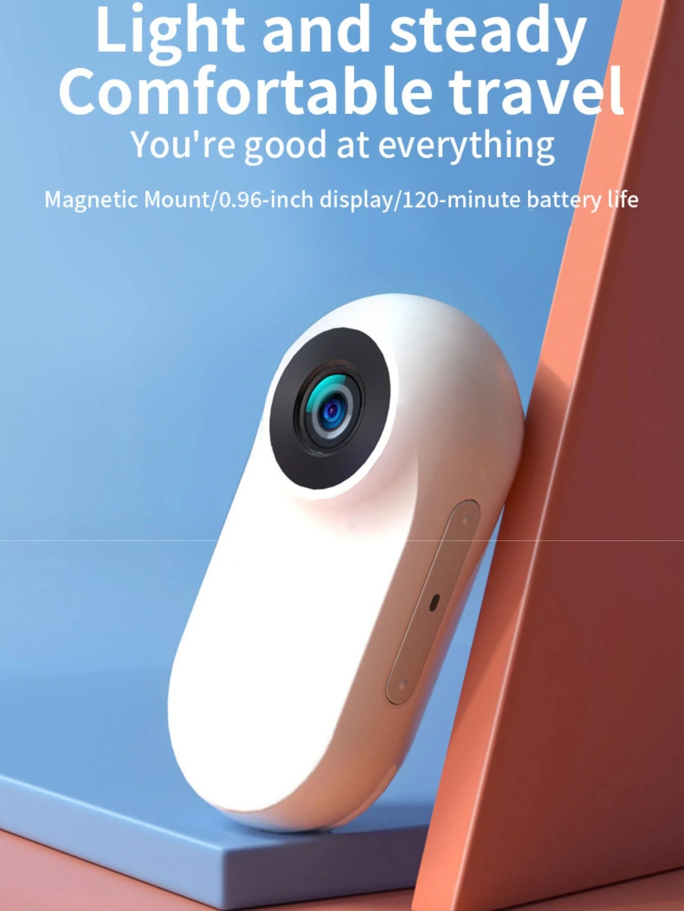 1080P Action Camera 1080P Portable Versatile Mount Anywhere for Travel Pets Ride Sport Vlog Mini Wireless Camera with Carry box