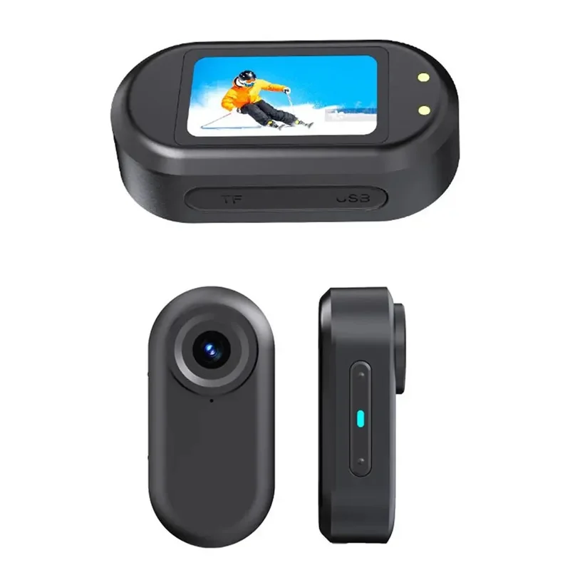 ABAC-HD1080P Mini Vlog Camera Wireless Portable Action Body Cam For Sports Travel Photography Pocket Sized Video Recorder