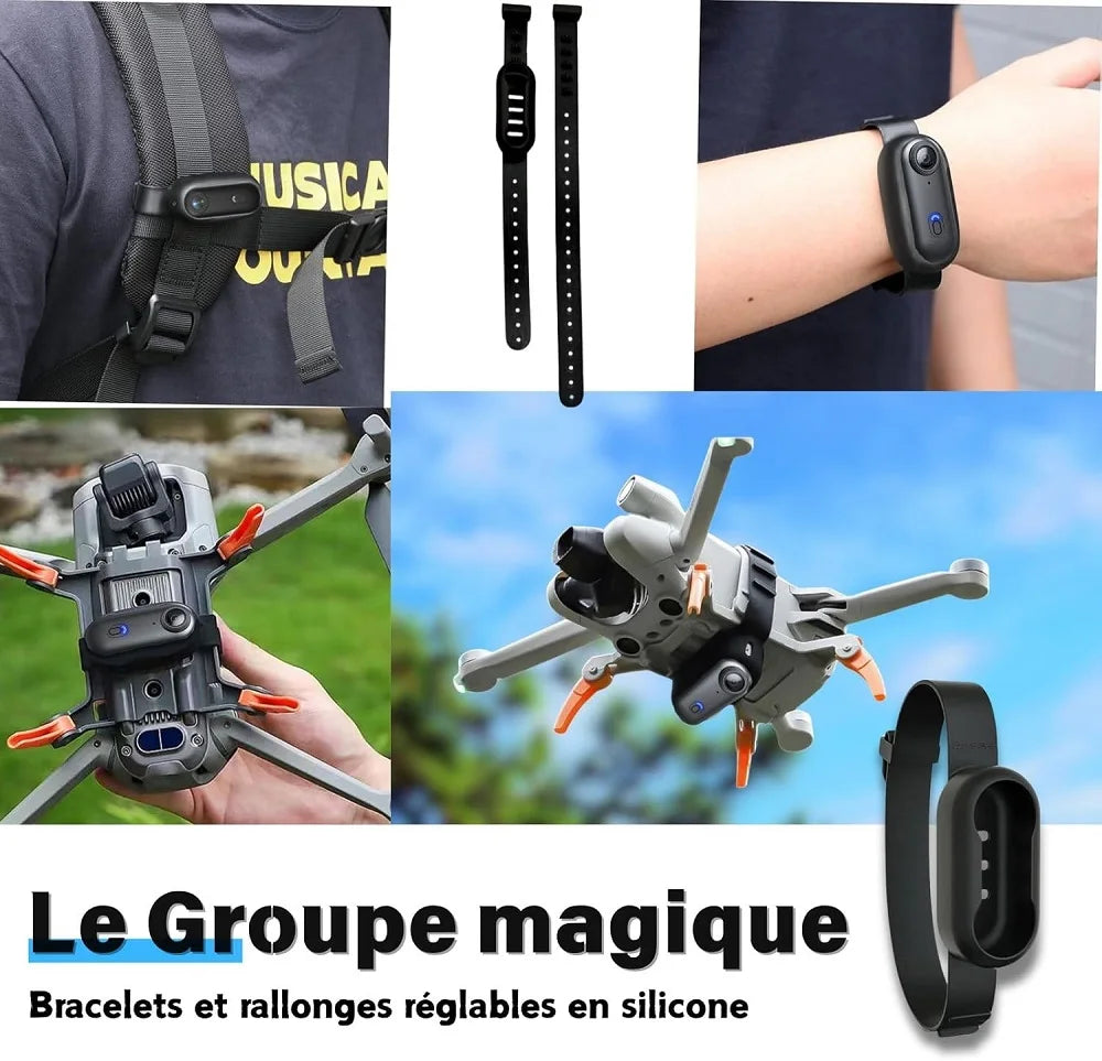 POV 4K Portable Action Cam Wearable Necklace Body Mounted Mini Camera Wireless WiFi Vlogging Support  Pocket Recorder Youtube