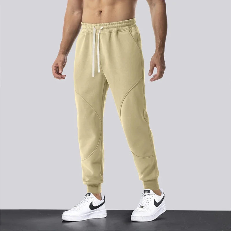 New Arrive Autumn Winter Plush Thickened Sports Pants for Men Warm Casual Joggers Pants Leggings for Men Sweatpants