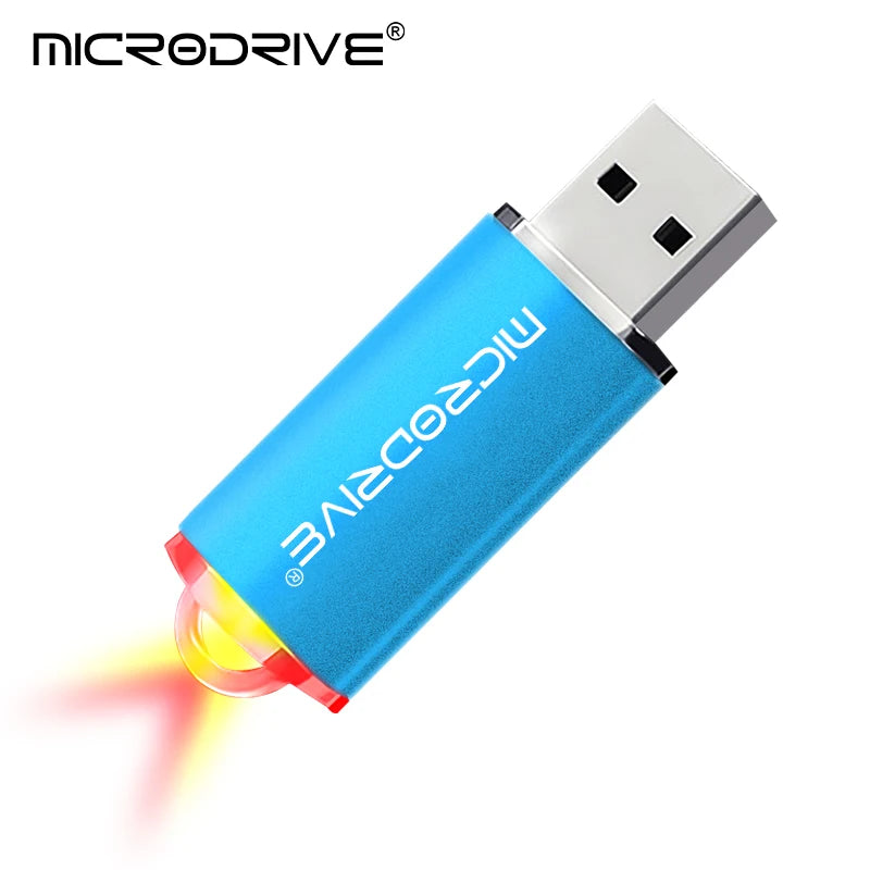 LED Lighting USB Flash drive USB2.0 Pendrive 512GB 256GB 128GB 64GB 32GB cle USB Stick system PenDrive 4GB 8GB 16GB flash disk