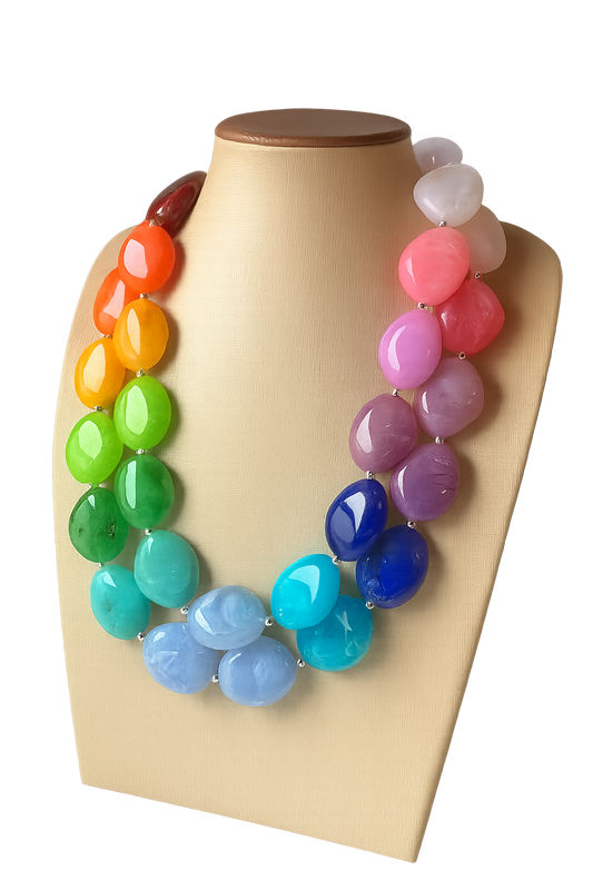 Nautical Chunky Statement Necklace for Women – Bold Anchor-Inspired
